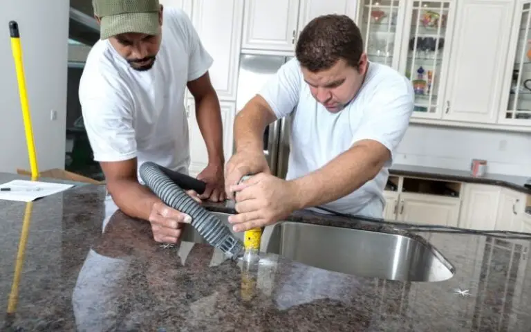 Kitchen sink faucet hole placement