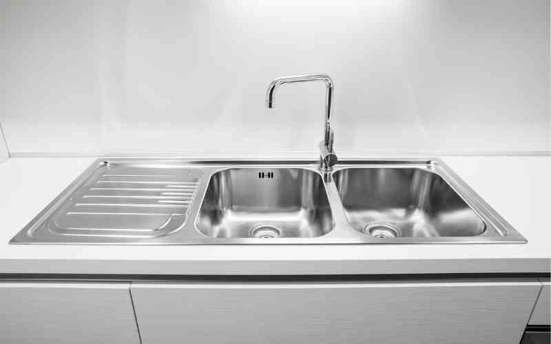 convert double kitchen sink to single