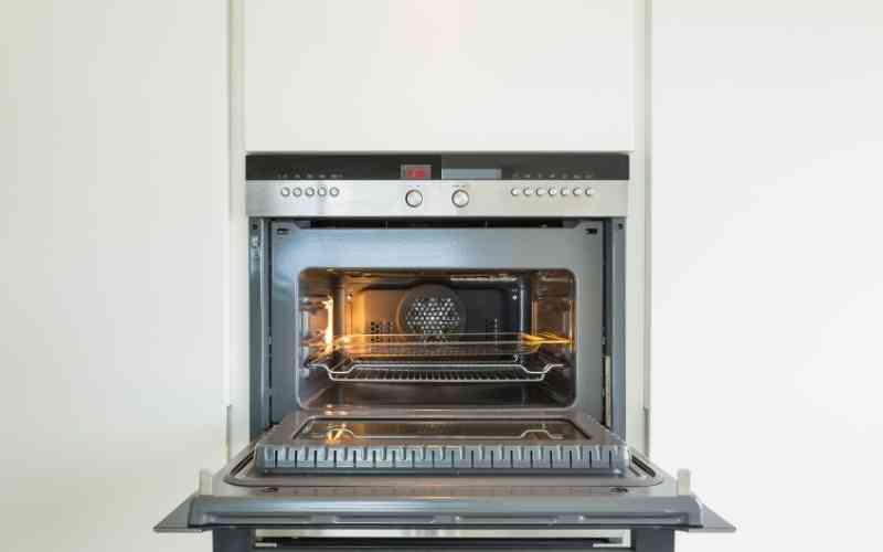 inside an oven