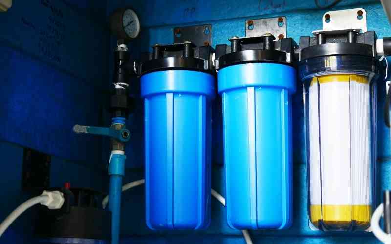 water filter before or after water softener