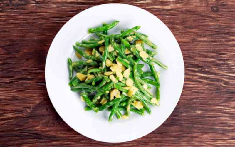 green beans with garlic and almond