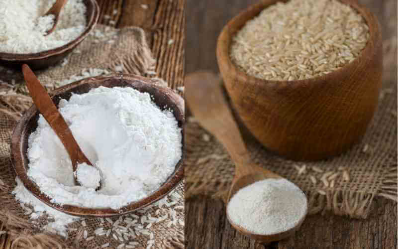 white rice flour vs brown rice flour